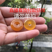 Natural jade yellow dragon jade pendant bracelet Water plant flower ornaments hand play live viewing goods (please do not shoot alone)