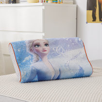 Childrens natural latex pillow summer ice silk sweat cold pillowcase lunch break cervical vertebra pillow core 1-3-6 years old and over