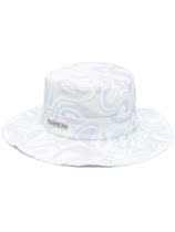 JACQUEMUS luggage faded effect paisley print sun hat 2022 autumn and winter luxury men and women
