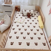 Baby quilted sheets cotton children kindergarten sandwich soft mattress baby sleeping mat game blanket can be customized