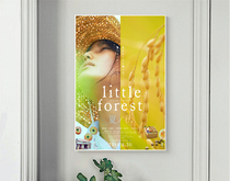 Poster small forest Summer autumn winter and spring 2015 Junichi Mori 25x2