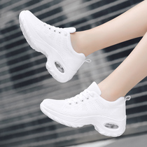  This years popular shoes square ghost dance shoes soft-soled outer wear fashion dance shoes lightweight thick-soled increased dance shoes
