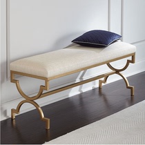 Nordic Shoe Changing Stool Home Simple Modern Luxury Door Entry Shoe Sool Bedroom Bed Tail Bench Bench