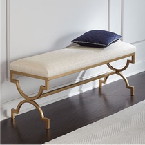 Nordic shoe changing stool Home minimalist modern light lavish entrance to the house Shoes Stools Bedroom bedstool Bench Strip Benches