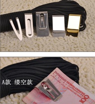 304 stainless steel wallet metal wallet banknote clip smart dual-use wallet card clip EDCGEAR