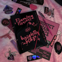 BlankLabel Puppy Handbook Clothes Black Pink A5 Patent Leather Girl Heart Handbook Luxury Suit