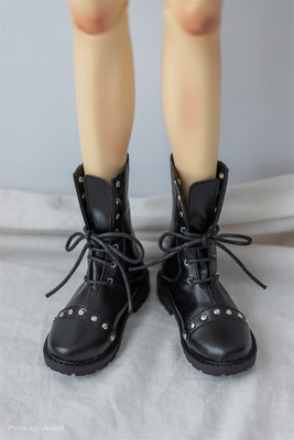taobao agent Kaka Planet BJD4 points 3 points Uncle shoes rivet high -top Martin boots beef tendon bottom Martin boots