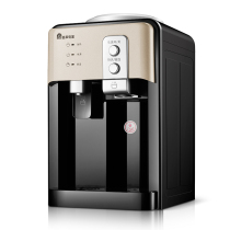 Sound water dispenser ice heat desktop refrigeration hot household dormitory Mini small energy-saving glass ice warm water dispenser