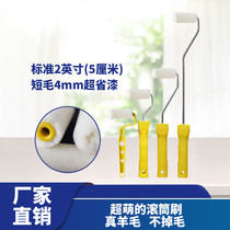 Huade Haojia 2 inch real wool corner mini roller brush epoxy glue for ship Factory Direct