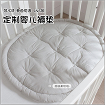 Baby mattress oval bed mattress rectangular baby mat cotton newborn cotton mattress water washing cotton can be customized