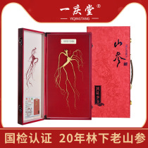 Changbai Mountain Ginseng Mountain Ginseng High-end Gift Box Northeast Ginseng Ginseng Spicy Wine Whole Branches Wild Dry