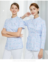 Nightingale oral split nurse suit long and short sleeve medical care short set Hospital color nurse uniform beauty suit