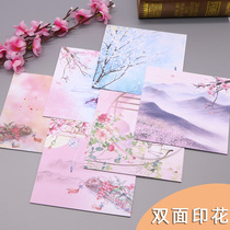 14 2cm square double-sided vintage Printing Childrens handmade origami Color antique folding paper jam material