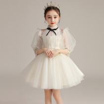 Next win Girls dress dress light luxury niche high-end childrens princess dress 2021 new dress summer Yangqi