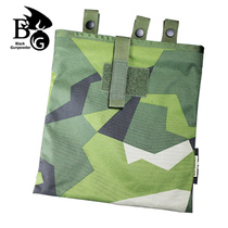 Black Gunpowder BG Swedish M90 geometric camouflage folding recycling bag bag sundry storage bag 500D