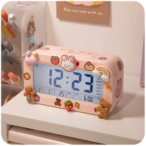 Alarm clock students with children 2021 New Smart Power wake up desktop time monitor electronic clock bedroom