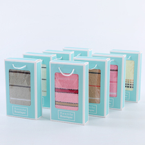 Towel single gift box Company welfare Labor insurance gifts Batch customization LOGO printing Wedding birthday banquet hand gift