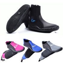 Diving boots 5mm snorkeling shoes non-slip anti-coral surf shoes diving shoes snorkeling 3mm sandals wading traceability shoes