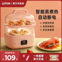 Small Raccoon Bear Cooking Eggware Steamed Egg automatic power off Home timing Reserved Multifunction Small Breakfast Machine God