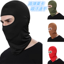 Summer fishing sunscreen hooded mask motorcycle helmet liner hat riding protective face kini breathable speed dry