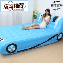 Inflatable bed car travel single double simple folding small apartment raised air bed