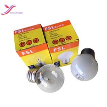 FSL spherical frosted bulb Incandescent bulb Yellow bulb E27 Big Luo Kou ball sand bulb 15W 25W40W55W