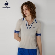 (New) Lekak Sports Leisure Base Series Commuter Turnover Short Sleeve T-shirt Integrated Polo Jersey Woman