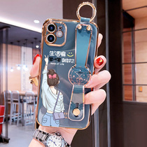 Apple 11 phone case iphone11pro life well wristband protective cover Apple 11promax cartoon personality original silicone anti-drop soft shell creative all-inclusive new shell