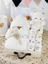 Newborn baby clothes gift box set Winter high-end full moon baby gift men and women 100 days old warm autumn