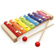 Childrens baby hand percussion 8 months baby puzzle force half musical instrument toy 1 2-3 years old octonic xylophone
