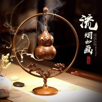 Brand pure copper shaking sound hoist back incense burner new household aromatherapy hanging incense burner hanging incense burner Indoor