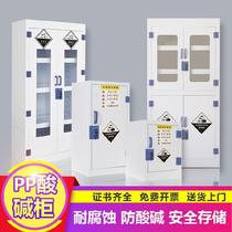 Chemical storage cabinet corrosion-resistant reagent cabinet storage box storage cabinet ventilation with lock beaker alkali-resistant hydrochloric acid strong alkali