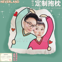 diy couple pillow photo to customize custom photo persona gift custom live doll custom
