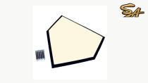 (YI Zhi BASEBALL and Softball)SPORT AGE SA Baseball and softball venue layout equipment Black edge Home plate