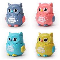 Net red pressing sliding owl back force inertia without battery clockwork small animal infant toys