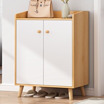 Shoe cabinet Household door large-capacity simple entrance cabinet Nordic economical balcony storage door locker shoe rack