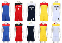 Light board Chinese team mens and womens volleyball suit suit match team uniform jersey custom sleeveless sports volleyball training suit
