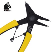 KEIBA Horse Brand Four Finger Pliers S-025N S-026 Precision Clareed Clamp Pliers Internal and External Card Axis Cavs