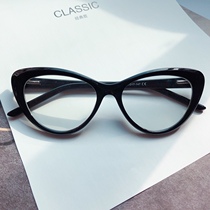 Miu style cat eye butterfly mona net red with European and American thick frame women can be equipped with myopia glasses frame