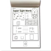 sight word high frequency word super stars Foreign English natural phonics enlightenment homework paper exercise book
