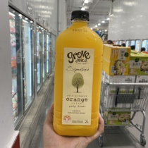 Shanghai Costco Australia Grove freshly squeezed pure orange juice no pink lemon juice drink 2 liter bottle