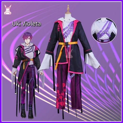 taobao agent Rainbow Society virtualx vtuber uki violeta cos clothing male animation cosplay cosplay