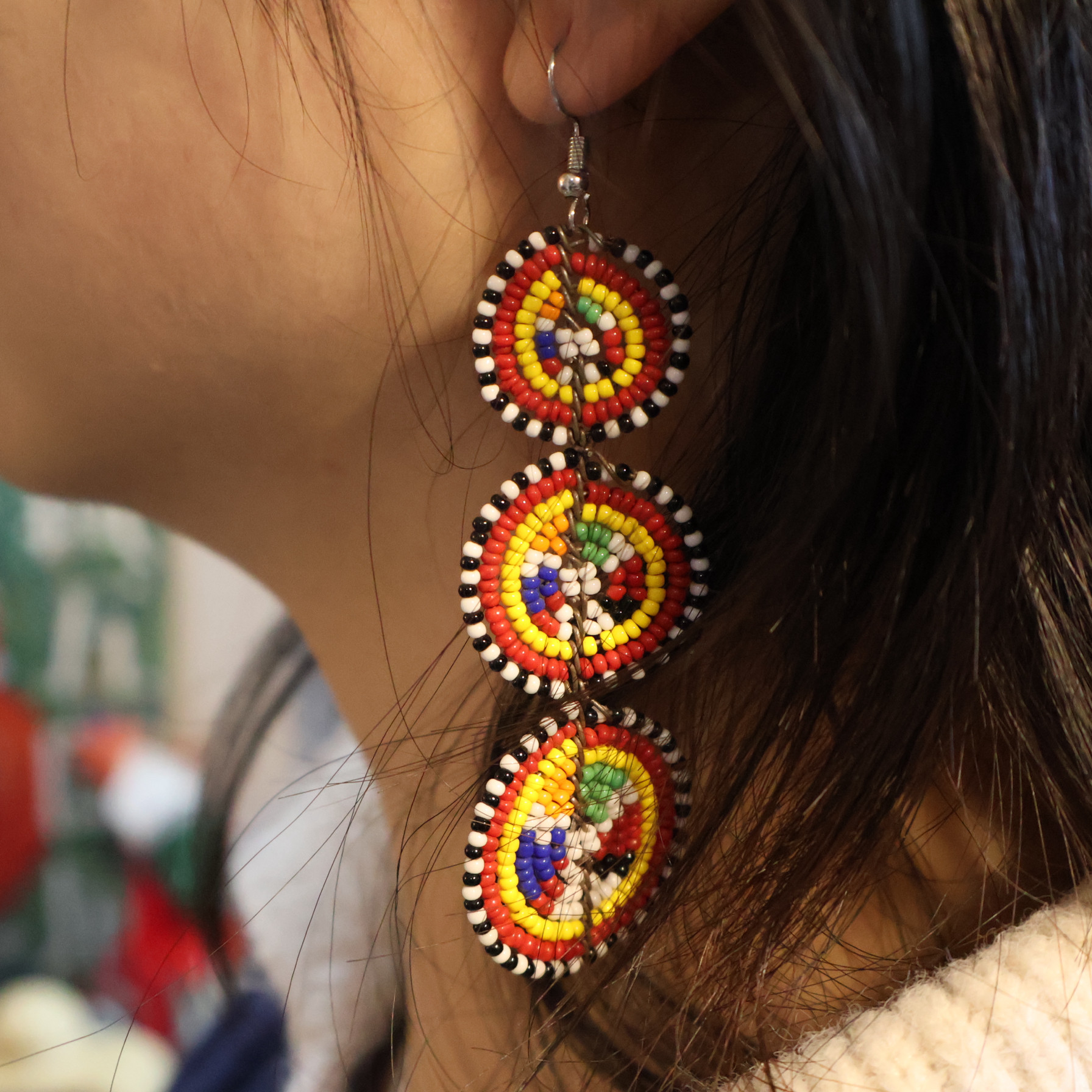 阿兹特克吉他手艺术印刷品- 复古日落音乐海报、波西米亚风格墙壁艺术、原声吉他装饰、部落音乐家– Artoholica, image size:1792x1792