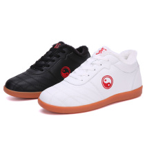 Tai Chi shoes in autumn and winter plus velvet warm cotton boots real leather soft beef tendon bottom Tai Chi martial arts shoes training shoes