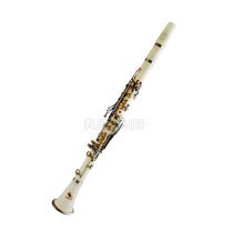  Butterfly brand B-down milky white clarinet musical instrument black pipe free whistle piece