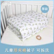 (Woven cotton) baby quilt autumn and winter quilted newborn baby cover quilt removable and washable childrens bedding