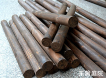 Carbonized anticorrosive wooden pile solid wood fence decoration single wooden log column props size customized