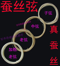 Silk string-occupying string-Banhu string-Dahu string-Zhonghu string-Sanxian-Erhu string-coconut Hu Zi female string-silk string