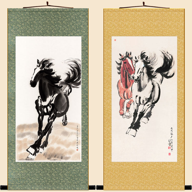 徐悲鸿奔马图挂画-徐悲鸿奔马图挂画促销价格、徐悲鸿奔马图挂画品牌- 淘宝