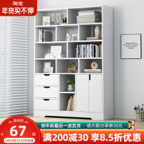 Bookshelf floor storage rack simple multi-storey student space living room cabinet storage rack simple household bookcase